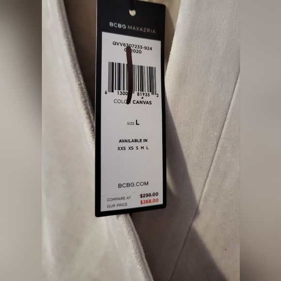 Bcbgmaxazria Canvas dress NWT Large - Picture 8 of 9